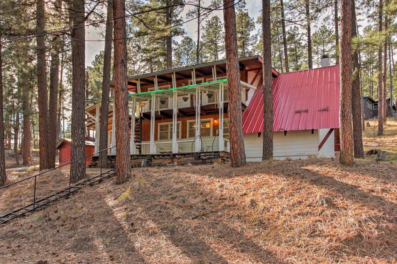 Ruidoso Cabin With Forest Views And Covered Porch Exterior foto