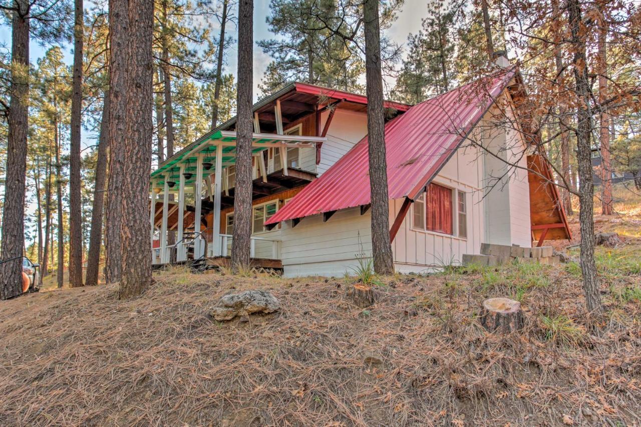 Ruidoso Cabin With Forest Views And Covered Porch Exterior foto